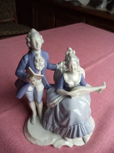 Antike Porzellanfiguren Musikanten ERPHILA - Bild 1 von 5