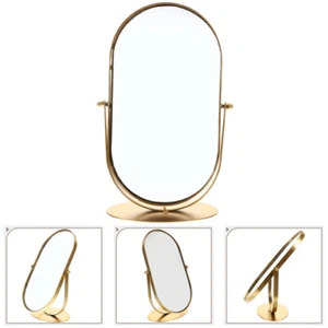 Cosmetics Mirror Desktop Makeup Mirror Multifunctional Mirror Desktop Metal - Picture 1 of 12