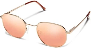 Suncloud Del Ray Polarized Sunglasses by Smith Hexagon Metal Pilot 4 OPTIONS - Picture 1 of 9