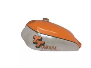 YAMAHA XT TT 500 ORANGE PAINTED STEEL PETROL FUEL GAS TANK 1U6,1980 |Fit For - Picture 1 of 4