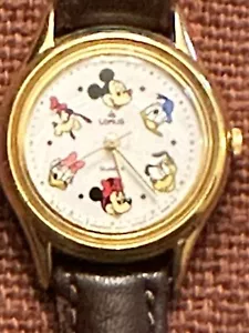LORUS DISNEY MICKEY MOUSE DONALD DUCK GOOFY PLUTO DAISY MINNIE WATCH- Working - Picture 1 of 5
