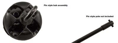 ESKIMO 48700 Barronett Blinds Hub Replacement Hub Blind Pin Style Assembly House - Image 1 of 2