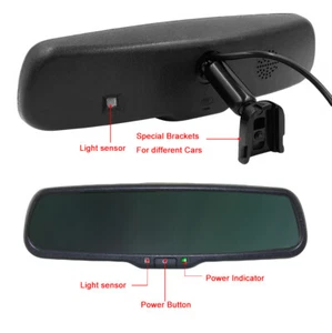 4.3" TFT LCD Car Rear View Mirror Monitor For Reversing Camera Kit & DVD VCR New - Picture 1 of 12