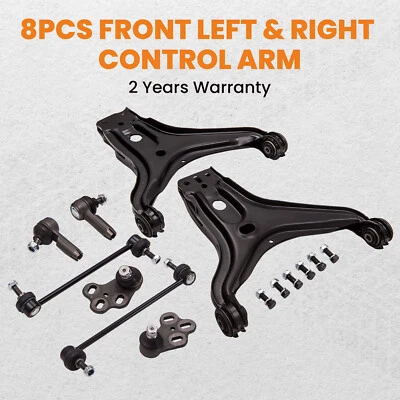 Pair of Front Suspension Control Wishbone Arms For Audi 80 Coupe Cabriolet 88-00 - Image 1 of 4