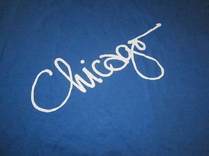 MAGLIETTA CHICAGO VINTAGE ANNI 80 GRANDE SCHERMO STARS TAG WINDY CITY CHICAGO - Foto 1 di 4