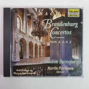 Bach Brandenburg Concertos Nos 1 2 3 Boston Baroque Martin Pearlman Telarc CD - Picture 1 of 6