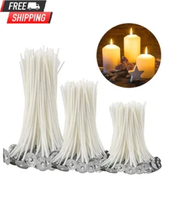 100pcs 7.87in Candle Wicks Smokeless Wax Pure Core For DIY Candle Making - NEW - Picture 1 of 6