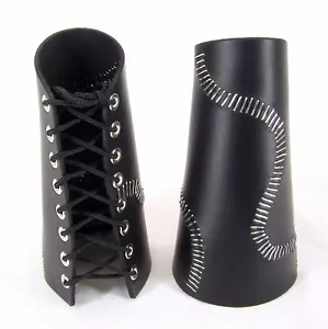 Staple Leather Gauntlet by Axovus (sold ea.) - Picture 1 of 2