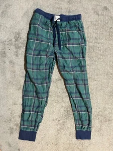 Lucky Brand Mens Sleep Pants S Lounge Pajama Bottoms Sleepwear Green Plaid - Picture 1 of 5