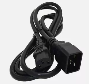 6Ft IEC 320 C13 to C20 Power Extension Cord Cable for Computer PDU UPS - Picture 1 of 1