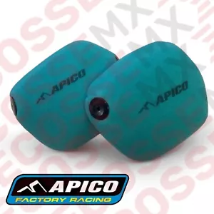 KTM SX125 APICO PRE-OILED AIR FILTERS 2023-2024 DUAL STAGE AIR FILTER x2 - Picture 1 of 7