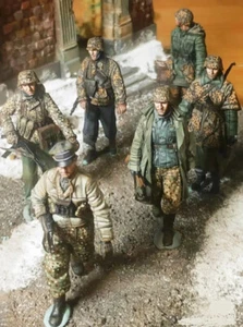1/35 Resin Figuren Soldat Modellbausätze WWII (6 Figuren) R3 unbemalt unassambled - Bild 1 von 2