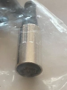 DIN Buchse Metall  6 -Pol Diodenbuchse versilberte - Bild 1 von 2