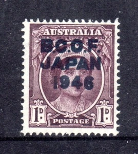 1946 ***MUH*** 1d BROWN - B.C.O.F - overprint in BLUE/ BLACK Ink - SG J2a SUPERB - Picture 1 of 2