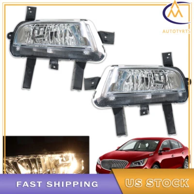 For 2014-2016 Buick LaCrosse Front Fog Lights Lamps kits Driver&Passenger Side — 第 1/4 张图片