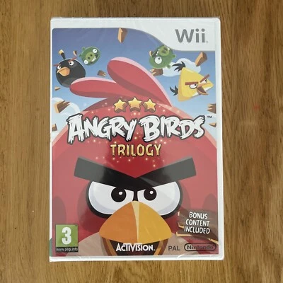 Angry Birds Trilogy Nintendo WII Video Game Original UK Release (New and Sealed) - Image 1 of 4