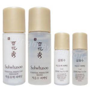 Sulwhasoo Essential Perfecting 5ml Water + Emulsion (20pcs~ 100pcs) Newest Ver