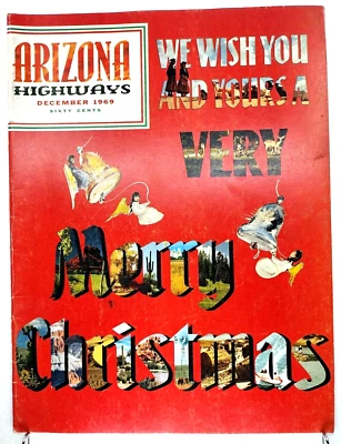 Arizona Highways Magazine December 1969 Monument Valley Merry Christmas Foto 1 de 4