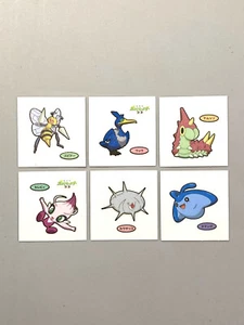 Pokemon Stickers Decal - Bundle of 6 - Japanese - Picture 1 of 7
