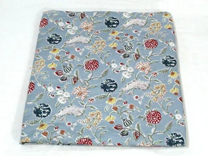 10 Yards Floral Print Handmade Cotton Indian Natural Sanganeri Print Fabric Gray - Picture 1 of 7