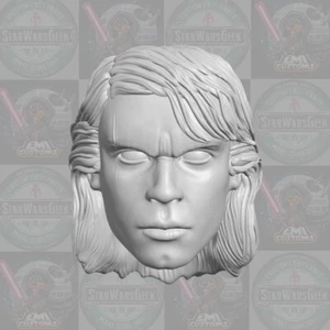 Anakin Skywalker Sith Lord Custom Kopf für Star Wars Black Series & weitere Figuren - Bild 1 von 1
