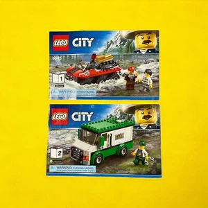 LEGO City #60175 Mountain River Heist manuales de instrucciones #1 y 2 - Imagen 1 de 6