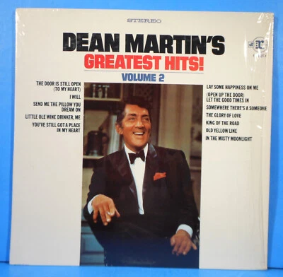 DEAN MARTIN'S GREATEST HITS! VOL 2 LP 1968 SHRINK GREAT CONDITION! VG+/VG++!!A - Image 1 of 4
