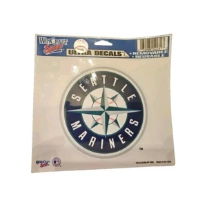 Seattle Mariners 4.5x5.75" Multi Use Decal MLB Window Static Cling Sticker - Picture 1 of 1