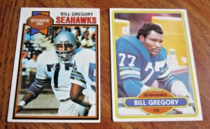 Bill Gregory Lot 2 verschiedene Sammelkarten mit 1 ROOKIE NFL Football Seahawks - Bild 1 von 2
