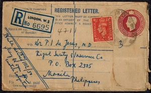 England 1948 Philatelic Congress Cover w/KG VI 25th Anniversary 2 1/2d Blue - Picture 1 of 2