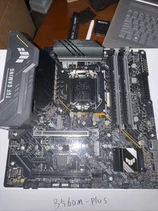 ASUS TUF GAMING B560M-PLUS LGA1200 B560 DDR4 mATX Motherboard - Picture 1 of 6