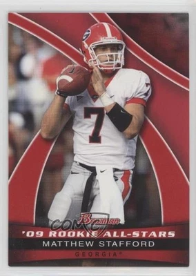 2009 Bowman Draft Picks 09' Rookie All-Stars Matthew Stafford #AS10 RC - Image 1 of 2