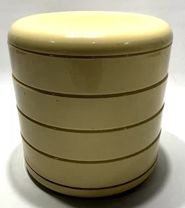 Vintage InterDesign Swivel Desk top Jewelry Trinket Organizer 5.25"x5.25" Cream - Picture 1 of 6