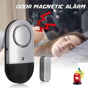 Magnetic Door Window Alarm Anti-theft Detector for Household Hotel Shop - Photo 1/8