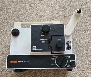 Eumig Mark 607 D Dual Cine Projector - Standard & Super 8 & Minette DF Splicer - Picture 1 of 11