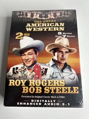 The Great American Western - Roy Rogers Bob Steele -2 DVD Set Factory Sealed New - Image 1 of 4