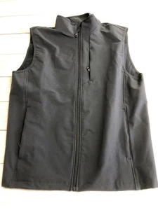 32 Degrees Heat Vest Mens Medium Black Softshell Full Zip Zipper Pockets Outdoor - Picture 1 of 6