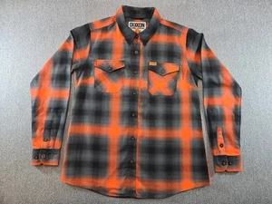 Womens Large Dixxon Flannel “Salem 13” Plaid Button Down Long Sleeve Shirt - Picture 1 of 10