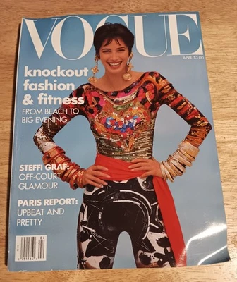 Vintage 90’s Vogue April 1990 Steffi Graf #37132 - Image 1 of 4