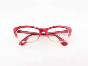 Solo monturas para gafas Prada, VPR 03Q PDO-1O1, 54-18-140, rojas, hechas en Italia - Imagen 1 de 16