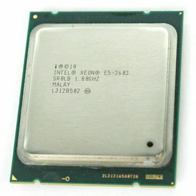 intel Xeon E5-2603 1.80 GHz SR0LB 4 Cores 4 Threads LGA2011 CPU Processor - Image 1 of 4