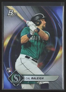 2022 BOWMAN PLATINUM CAL RALEIGH ROOKIE CARD MVP? RC - Picture 1 of 2