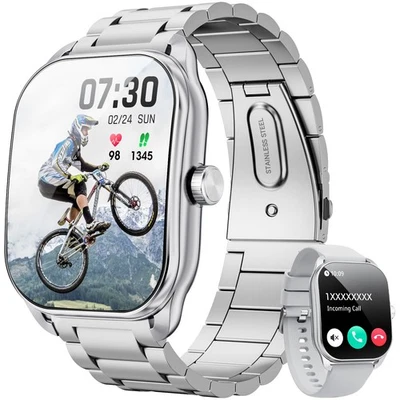 2.01-Zoll-HD wasserdicht Smartwatch (Antwort / Anruf) Robust Fitness Tracker - Bild 1 von 4