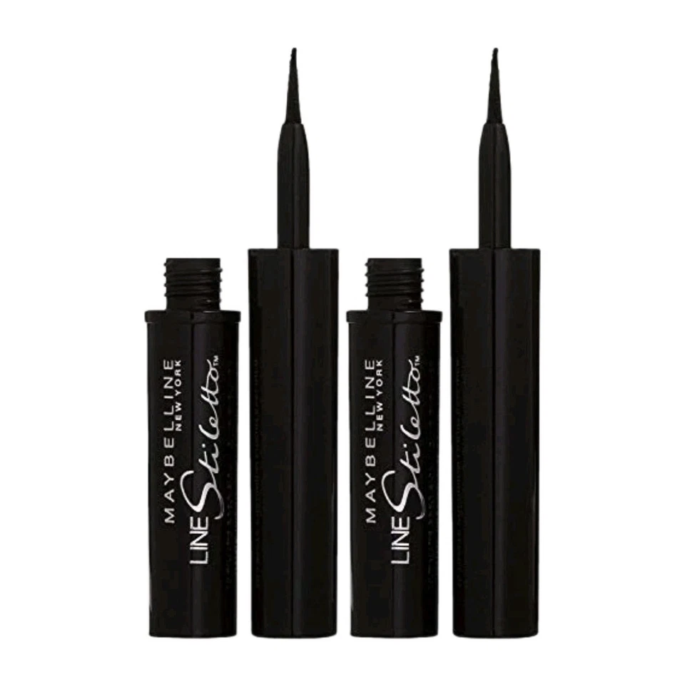 2 Maybelline Line Stiletto Ultimate Precision Liquid Eyeliner 501 Blackest Black - Image 1 of 4