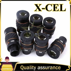 X-CEL Celestron LX 2.3/5/7/9/12/18/25mm 60 Degree Wide Angle Telescope Eyepiece - Picture 1 of 23