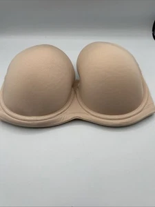 Wacoal 854119 Beige Underwire Lined Strapless Bra Size 32G - Picture 1 of 9