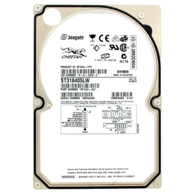Hard Drive Seagate Cheetah ST318405LW 18GB 10000Rpm U160 SCSI 68 Pin 3,5 " Inch - Image 1 of 4
