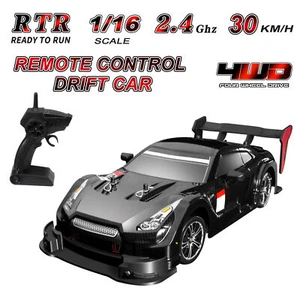 RC Drift Car 1/16 RC Car 2.4GHz 4WD 30km/H RC Race High Speed Kids Gift RTR I6O7 - Picture 1 of 8