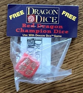 TSR - Dragon Dice Game, Red Dragon Champion Die *NEW* Promo - Picture 1 of 3