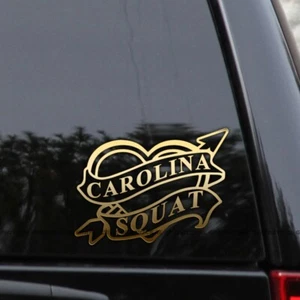 Carolina Squat Love Heart & Arrow Truck Vinyl Decal Sticker - Bild 1 von 2